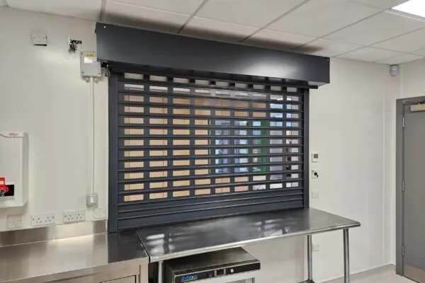 SHOTTON COMMUNITY HUB KITCHEN SHUTTER DOWN